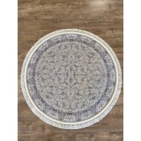 Иранский ковер Shahname 1200 401 Серый круг